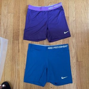 Set of Nike Pro Combat Spandex